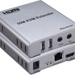 60M USB KVM HDMI Extender with 1080P R/L Audio by CAT5E Cat6 RJ45 Ethernet Cable