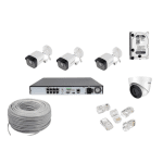 Hikvision 4 Ip Cctv Cameras 2mp Kit 4 Channel NVR Network Cameras With Night Vision