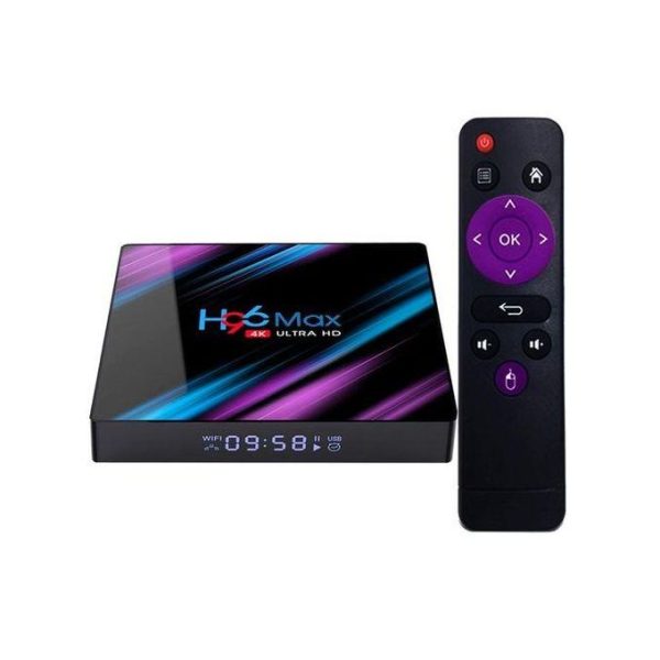 H96 Max 4K Android TV Box - 4GB RAM, 64GB Storage