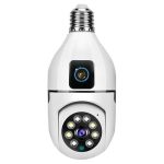 Dual Lens Wifi Outdoor/Indoor Camera Bulb