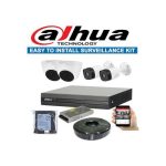 Dahua 4 CCTV Security Cameras 4 Channel Kit Dvr