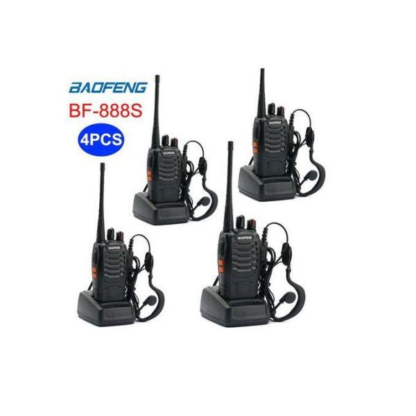 Baofeng BF-888S Radio Calls Walkie Talkies 4 pcs