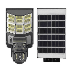 V380 Pro Dual Lens AI Solar Camera + Lighting