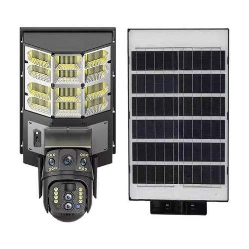 V380 Pro Dual Lens AI Solar Camera + Lighting