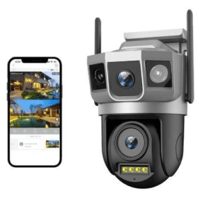 V380 Pro Dual Lenses Outdoor Wireless 4G Camera