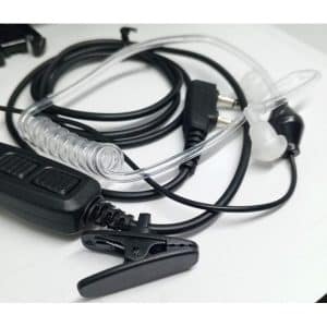 Security Acoustic Clear Tube Earpiece with Mic