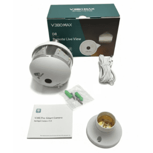 V380max D8 PTZ Light Bulb Camera